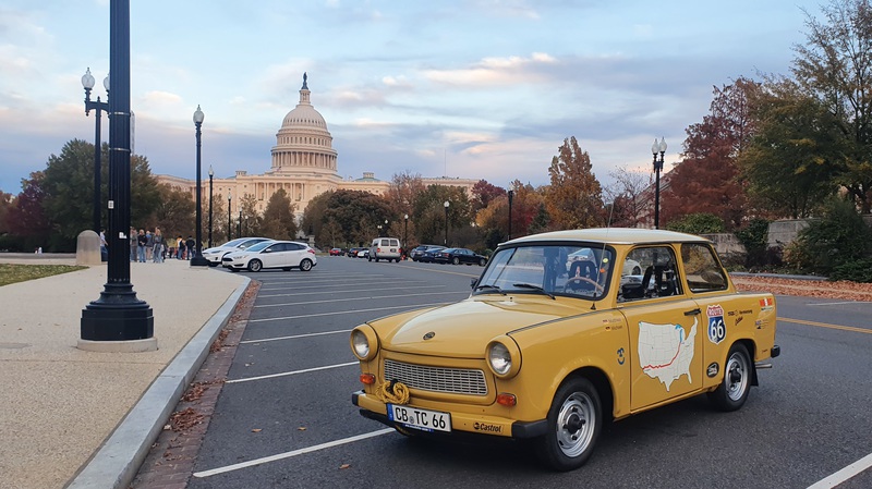 Parade of Trabants Washington D.C.